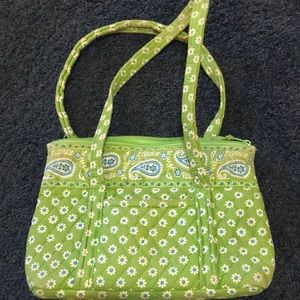 Vera Bradley Apple Green small Betsy purse